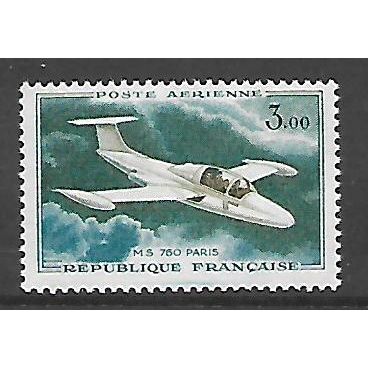 FRANCE 1960 3F MS 760 PARIS AIRCRAFT SG 1458 M MINT #
