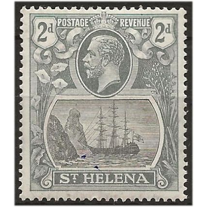 St Helena 1923 SG100 2d Grey Mounted Mint . ..