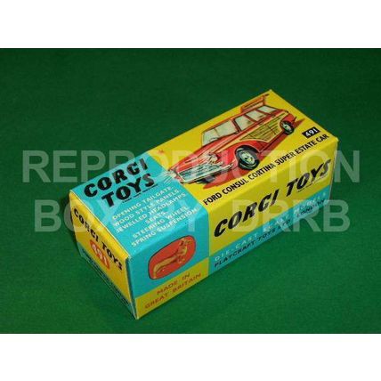 Corgi #491 Ford Cortina Super Estate - Reproduction Box by DRRB