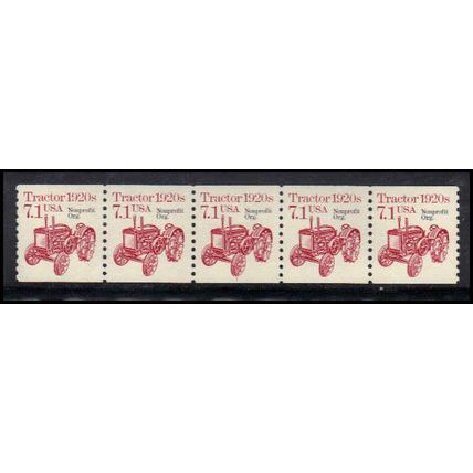 2127a 7.1c Tractor Very Fine MNH Dry Gum PNC 1/5 X0741
