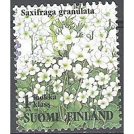 Finland 1994 Michel 1263 O Cote (2013) 1.20 Euro Plante Saxifrage granulée