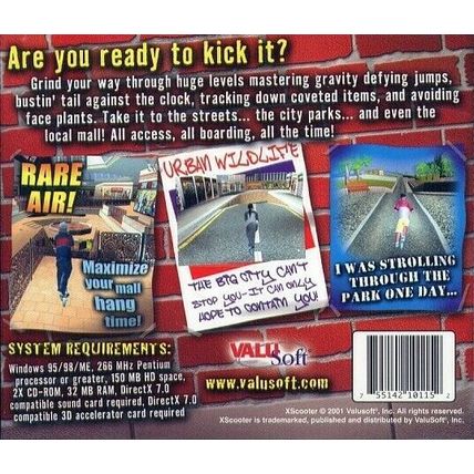 XScooter (PC-CD, 2001) for Windows 95/98/ME - NEW CD in SLEEVE