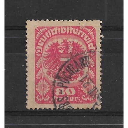 Austria.SG402 80h Republican Arms (Red).Fine Used.Aug22