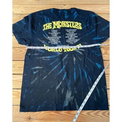 The Monsters World Tour 71 Graphic T Shirt-LARGE-BLACK-UNISEX-NEW-FAST SHIPPING