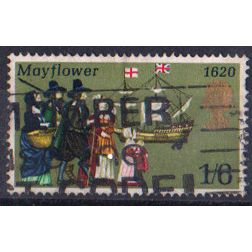 GB 1970 Anniversaries Mayflower 1S6d used SG 822