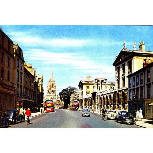 Colour Postcard - The High, Oxford