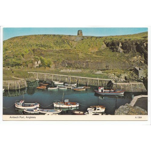 Amlwch Port Anglesey Postcard 1364