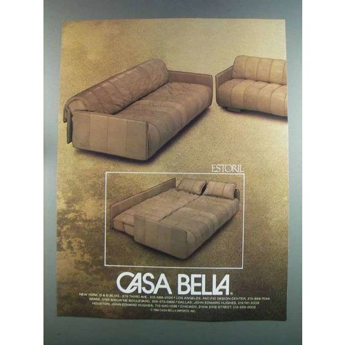 1982 Casa Bella Estoril Sofa Bed Ad