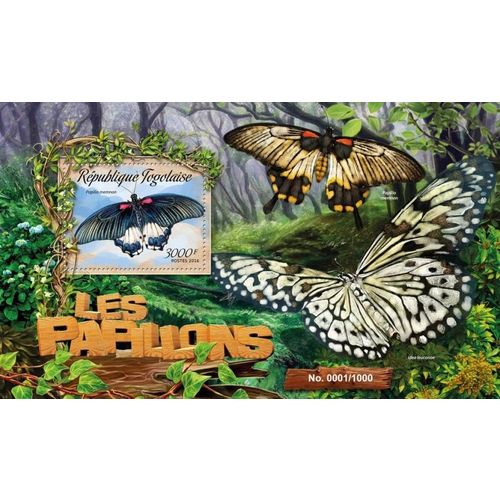 TOGO 2016 SHEET MNH BUTTERFLIES PAPILLONS SCHMETTERLINGEN FARFALLE MARIPOSAS 2A