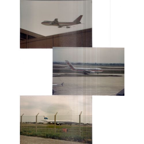 9 x commercial aircraft photographs...... Aeroplanes.. amateur photographs