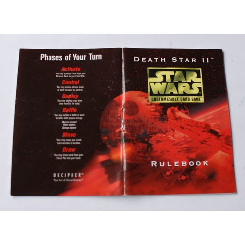 Star Wars CCG: Death Star II Limited # Rulebook (A) 2000