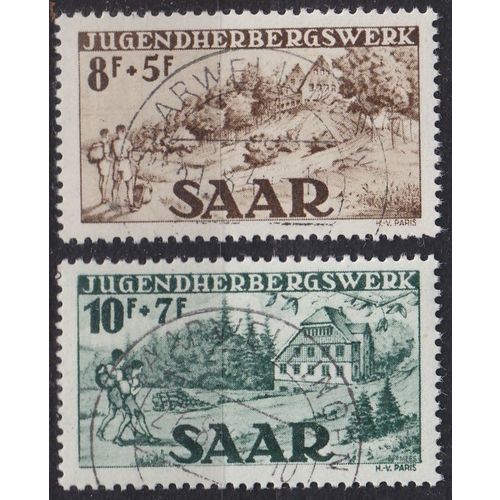GERMANY Saar [1949] MiNr 0262-63 ( O/used ) [02]