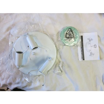 Halo White R50 3 Spot Plate Model T094-3LP Parts Only