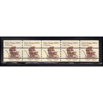 1902a 7.4c Baby Buggy Very Fine MNH Dry Gum PNC 2/5 X1439