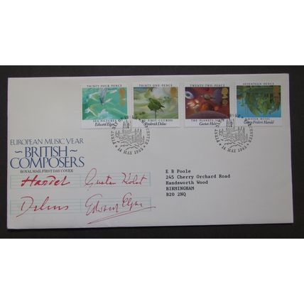 ROYAL MAIL - EUROPEAN MUSIC YEAR FIRST DAY COVER 1985 (a)