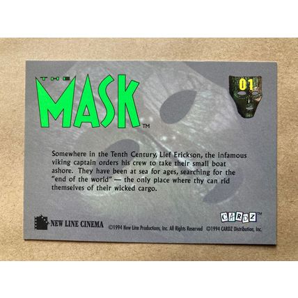The Mask Base trading Card # 1 (A) 1994 Cardz Dark Horse
