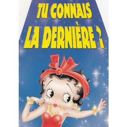 Betty Boo Tu Connais La Derniere French Postcard