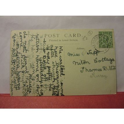 GREAT ORME & MARINE DRIVE, LLANDUDNO, WALES used antique postcard 1912 pm =