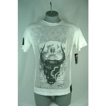 New Mens Large Indominus Gothic Shirt Man Dominus Tattoo MSRP $50 Bull