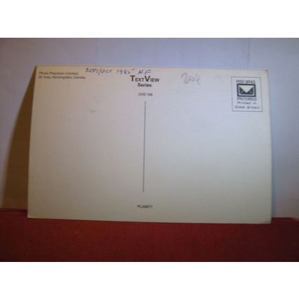CHELTENHAM, GLOUCESTERSHIRE unused postcard Text View dated 1985 =