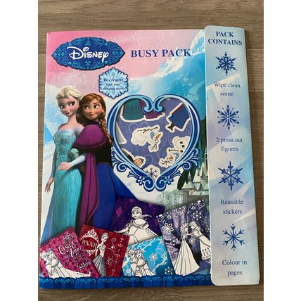 FROZEN BUSY PACK ALBUM/PASS THE PARCEL/BOOKS/CHILDREN/PARTY/ DISNEY