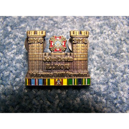 Veterans Still Serving Lapel Pin - John Davin - 2014-2015