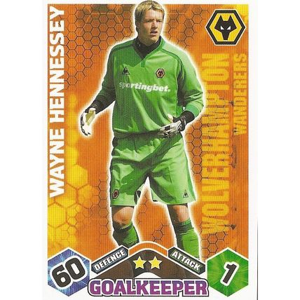 Match Attax 2009/10 Collection: Wolverhampton Wanderers, Goalkeeper - Hennessey