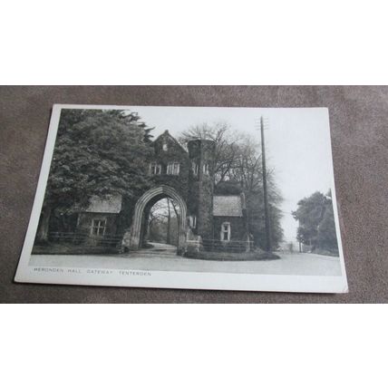 Early RAP Postcard - Heronden Hall Gateway - Tenterden, Kent