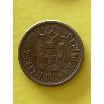 Umlaufmünze Portugal 10 Escudos 1990