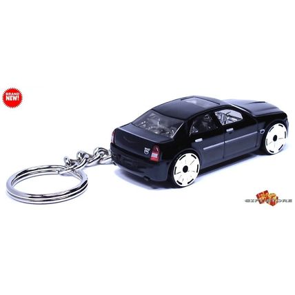VERY RARE KEYCHAIN BLACK CHRYSLER 300C CUSTOM Ltd EDITION NEW GREAT GIFT