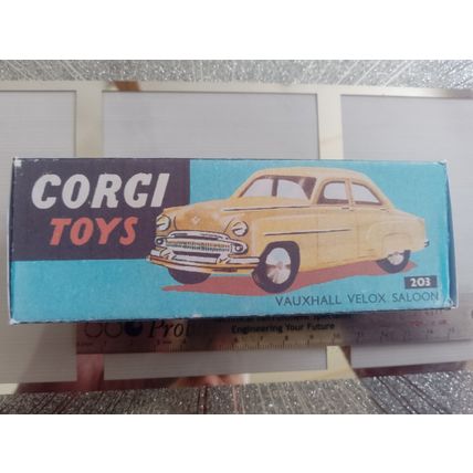 Corgi 203 Vauxhall Velox Saloon Repro/Copy/Replica Box