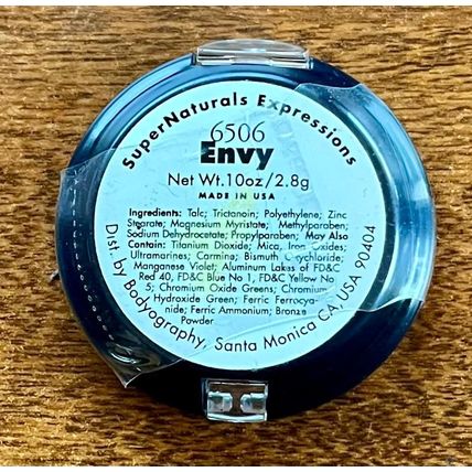 Envy Supernaturals Expressions Bodyography eye shadow no creases