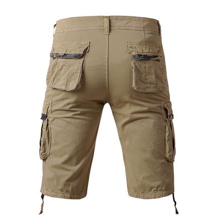 Mens Cargo Combat Shorts Summer Chino Casual Army Work Knee Length Pants