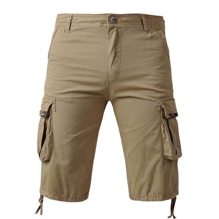 Mens Cargo Combat Shorts Summer Chino Casual Army Work Knee Length Pants