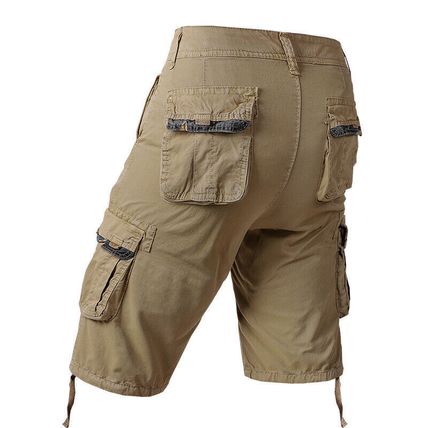 Mens Cargo Combat Shorts Summer Chino Casual Army Work Knee Length Pants
