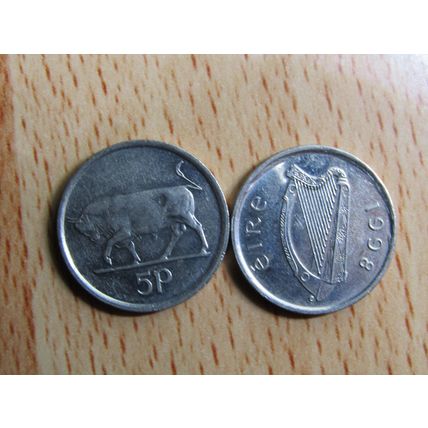 Ireland 1998 5p Coin