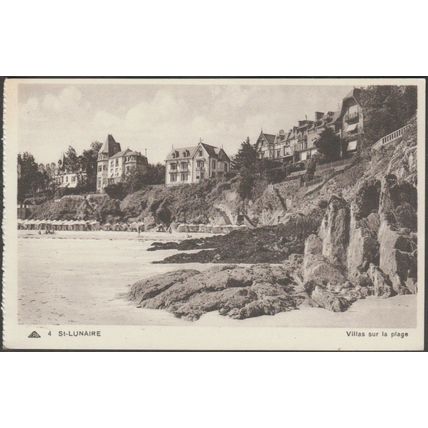 Villas sur la Plage, Saint-Lunaire, c.1940 - CAP CPSM