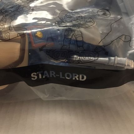 NEW Marvel Guradians of the Galaxy Star-Lord Happy Meal Toy Figure #1