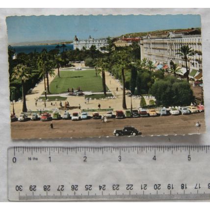 old postcard Nice, L'Hotel Huhl