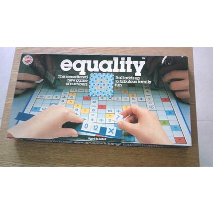 EQUALITY: The Sensational Game of Numbers (Peter Pan Playthings) VINTAGE