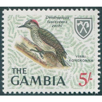 Gambia 1966 5s Cardinal Woodpecker SG243 MNH