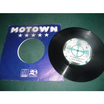 STEVIE WONDER 7" SINGLE - I AIN'T GONNA STAND FOR IT/KNOCKS ME OFF MY FEET