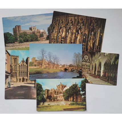 Postcards Ripon Cathedral, Yorkshire. Job lot