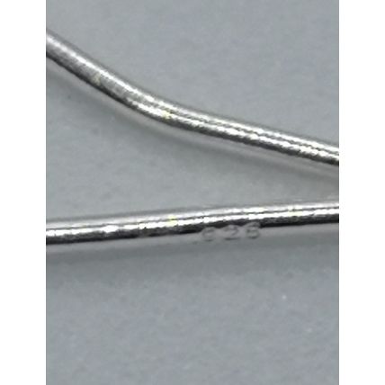 Solid .925 Sterling Silver Earring Ear Wires Fish Hooks HIGH QUALITY ( 1 Pair )