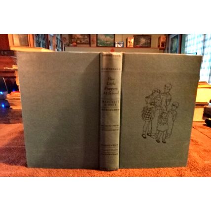 Old Book Five Little Peppers At School W/Dustjacket By Margaret Sidnney 1937