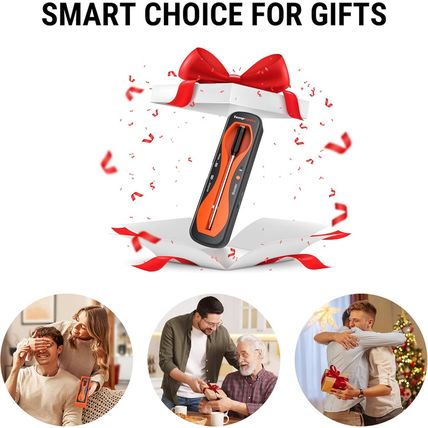 Thermopro Tempspike 500 Ft Wireless Meat Thermometer Digital, Bluetooth Meat The