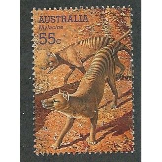 AUS 2008 55c 'MEGAFAUNA- THYLACINE' FINE USED (EBID34-705)