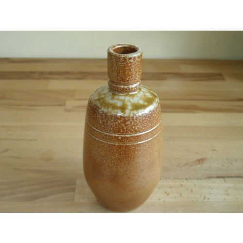 Stoneware Mottled Glaze Bottle Vase