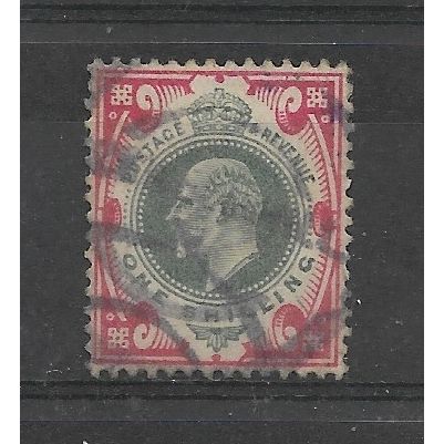 GB.SG312 1s Dark Green and Scarlet.Variety Unchecked.Fine Used.July18