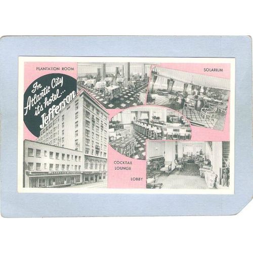 New Jersey Atlantic City Hotel Jefferson Kentucky Ave 5 View~3086